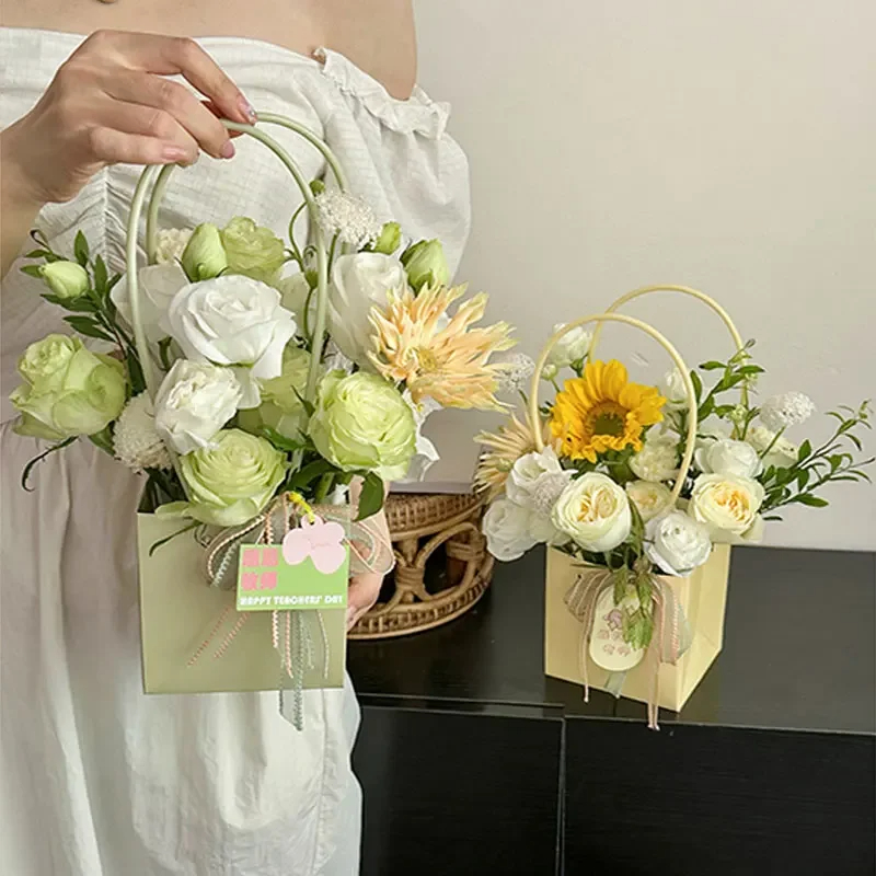 Kraft Flower Gift Bags Portabl - đánh giá và giá Florist Supply House