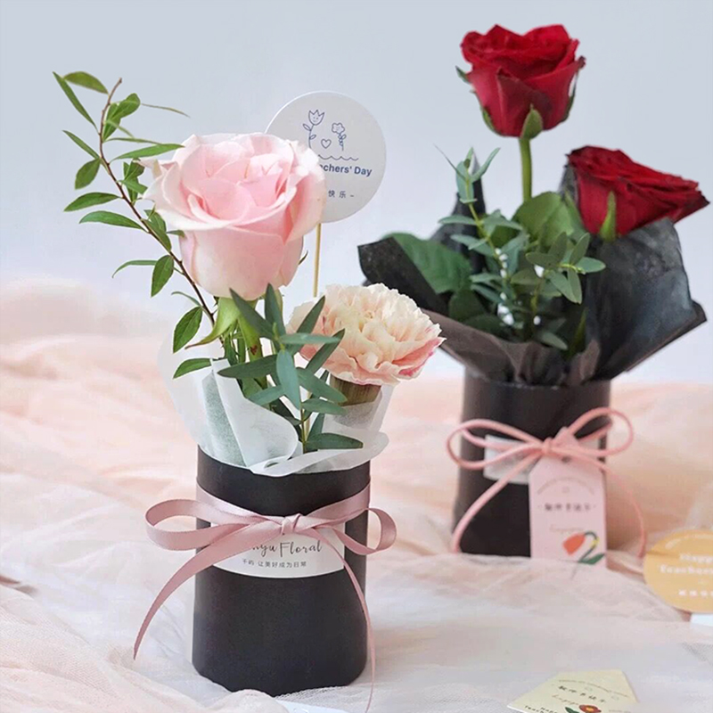 4pcs Mini Round Flower Box Gif - đánh giá và giá Florist Supply House